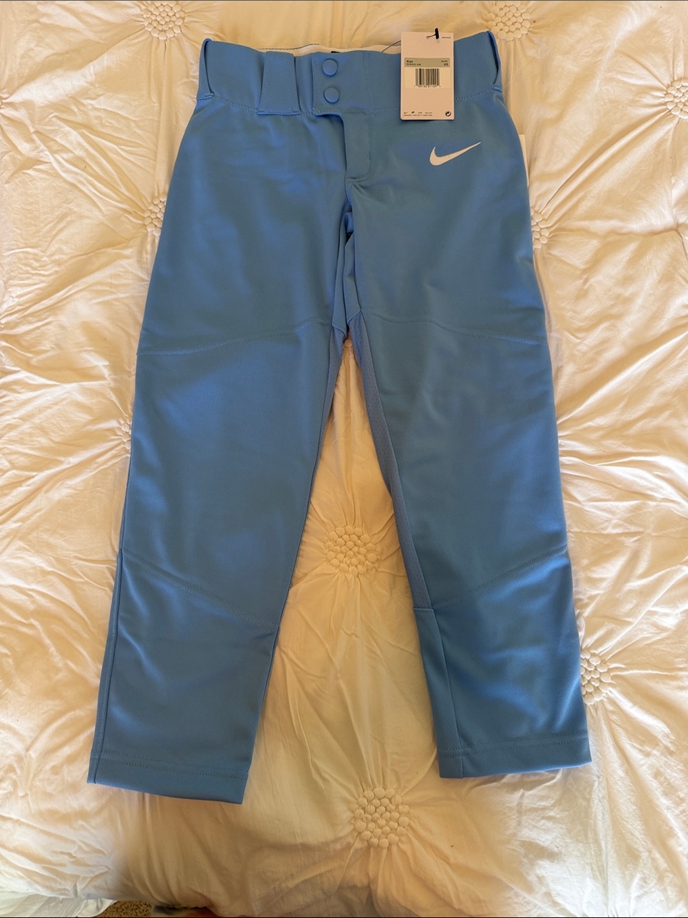 NWT Nike Kids light Blue baseball pants. Kids XS. Carolina blue! Go Tar Heels